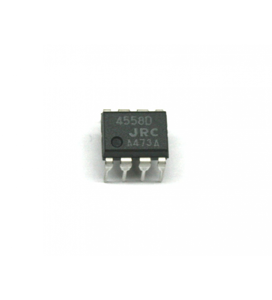 Circuito integrato, doppio amplificatore operazionale 4558, DIP a 8 pin.
